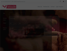 Tablet Screenshot of lohanasamajshadi.com